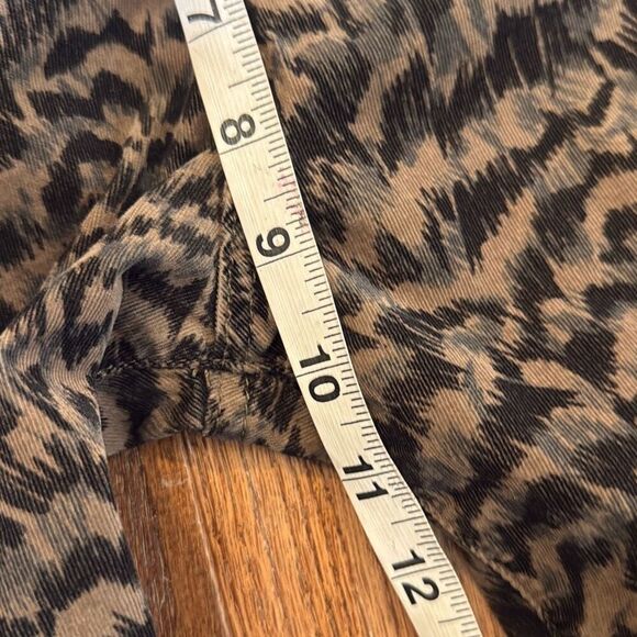 Ag Adriano Goldshmied the Farrah high rise velvet printed pant 29 - Picture 8 of 13